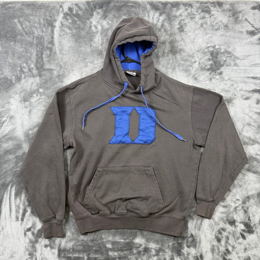 Stadium Athletics Duke Hoodie Mens M Gray Blue Devils NCAA Collegiate Pullover